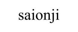 SAIONJI