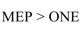MEP > ONE