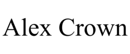 ALEX CROWN