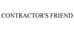 CONTRACTOR'S FRIEND