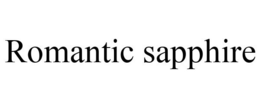 ROMANTIC SAPPHIRE
