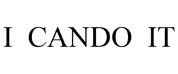 I CANDO IT