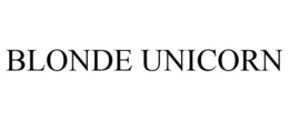 BLONDE UNICORN