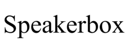SPEAKERBOX