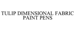 TULIP DIMENSIONAL FABRIC PAINT PENS