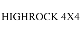 HIGHROCK 4X4