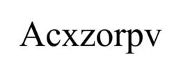 ACXZORPV