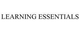 LEARNING ESSENTIALS