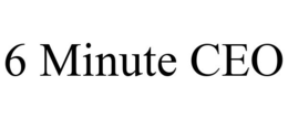 6 MINUTE CEO