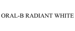ORAL-B RADIANT WHITE