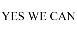 YES WE CAN
