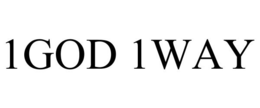 1GOD 1WAY