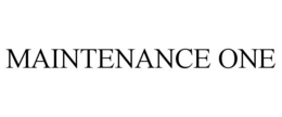 MAINTENANCE ONE