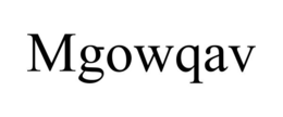 MGOWQAV