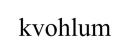KVOHLUM