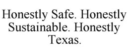 HONESTLY SAFE. HONESTLY SUSTAINABLE. HONESTLY TEXAS.