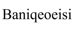 BANIQEOEISI