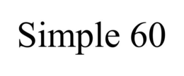 SIMPLE 60