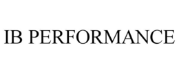 IB PERFORMANCE