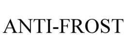 ANTI-FROST