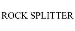 ROCK SPLITTER