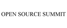OPEN SOURCE SUMMIT