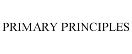 PRIMARY PRINCIPLES
