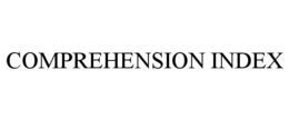 COMPREHENSION INDEX