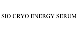 SIO CRYO ENERGY SERUM