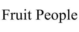 FRUIT PEOPLE