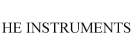 HE INSTRUMENTS