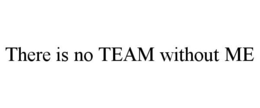 THERE IS NO TEAM WITHOUT ME