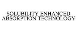 SOLUBILITY ENHANCED ABSORPTION TECHNOLOGY