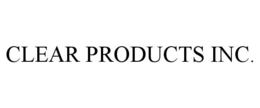 CLEAR PRODUCTS INC.