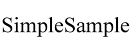 SIMPLESAMPLE