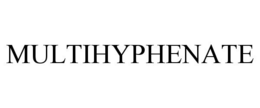 MULTIHYPHENATE