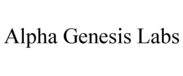 ALPHA GENESIS LABS