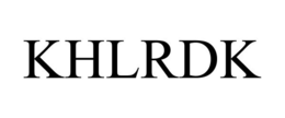 KHLRDK