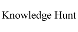 KNOWLEDGE HUNT