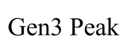 GEN3 PEAK