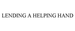 LENDING A HELPING HAND
