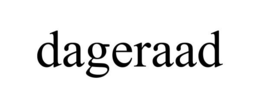 DAGERAAD