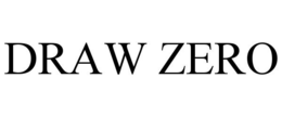 DRAW ZERO