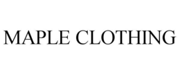 MAPLE CLOTHING