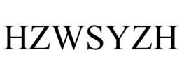 HZWSYZH