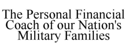 THE PERSONAL FINANCIAL COACH OF OUR NATION'S MILITARY FAMILIES