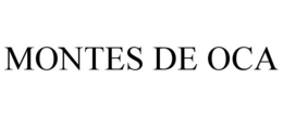 MONTES DE OCA