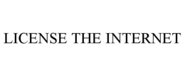 LICENSE THE INTERNET