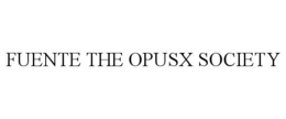 FUENTE THE OPUSX SOCIETY