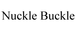 NUCKLE BUCKLE